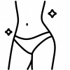 icono silueta cuerpo